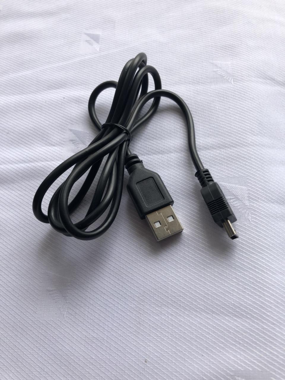 Combo 2 sợi- Dây sạc USB ra mini usb ( đầu hình thang) dài 1 mét