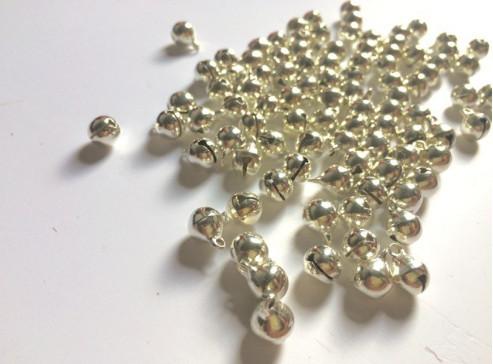 Combo 10 chuông trắng loại đẹp các size 6mm, 8mm