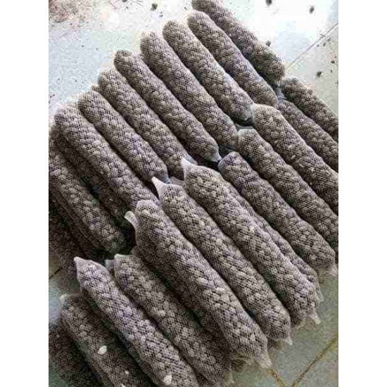 Phân dê bón cho lan, bón hoa hồng cho cây trồng đã xử lý- phân dê túi lưới dài 20cm