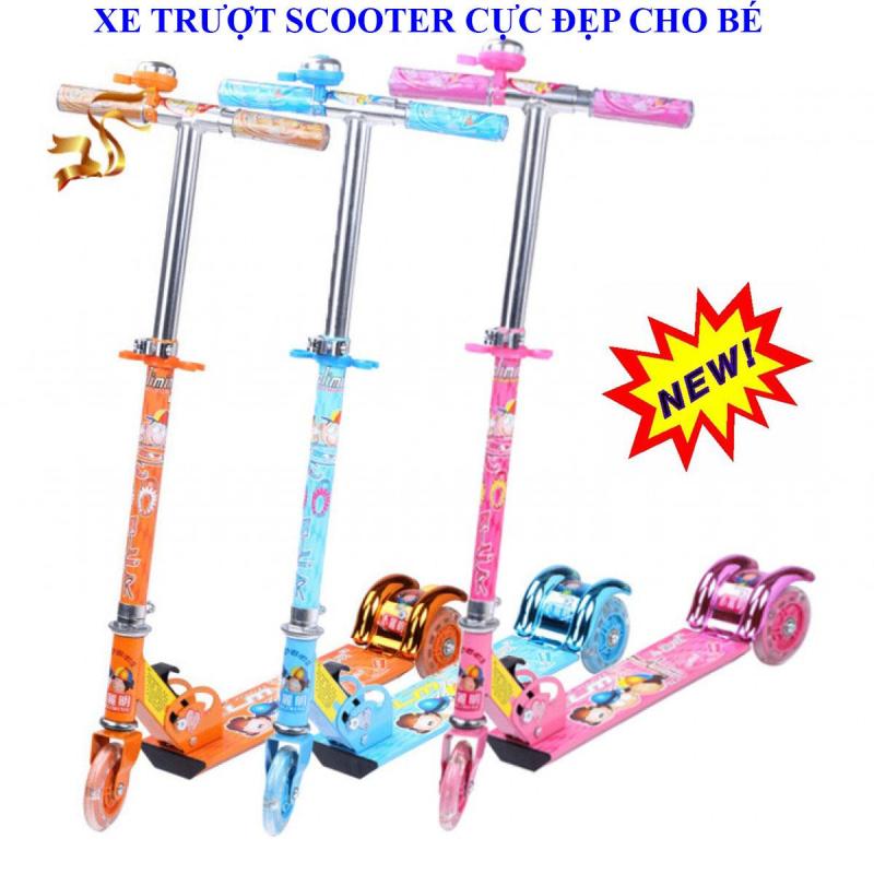 XE TRƯỢT SCOOTER 3 BÁNH CÓ ĐÈN