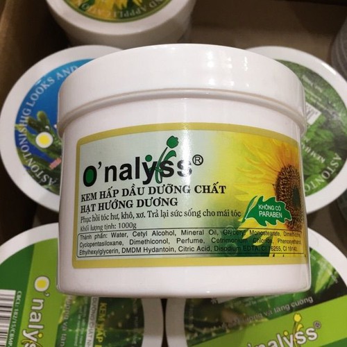 Kem hấp dầu dưỡng chất hạt hướng dương O’nalyss 1000g