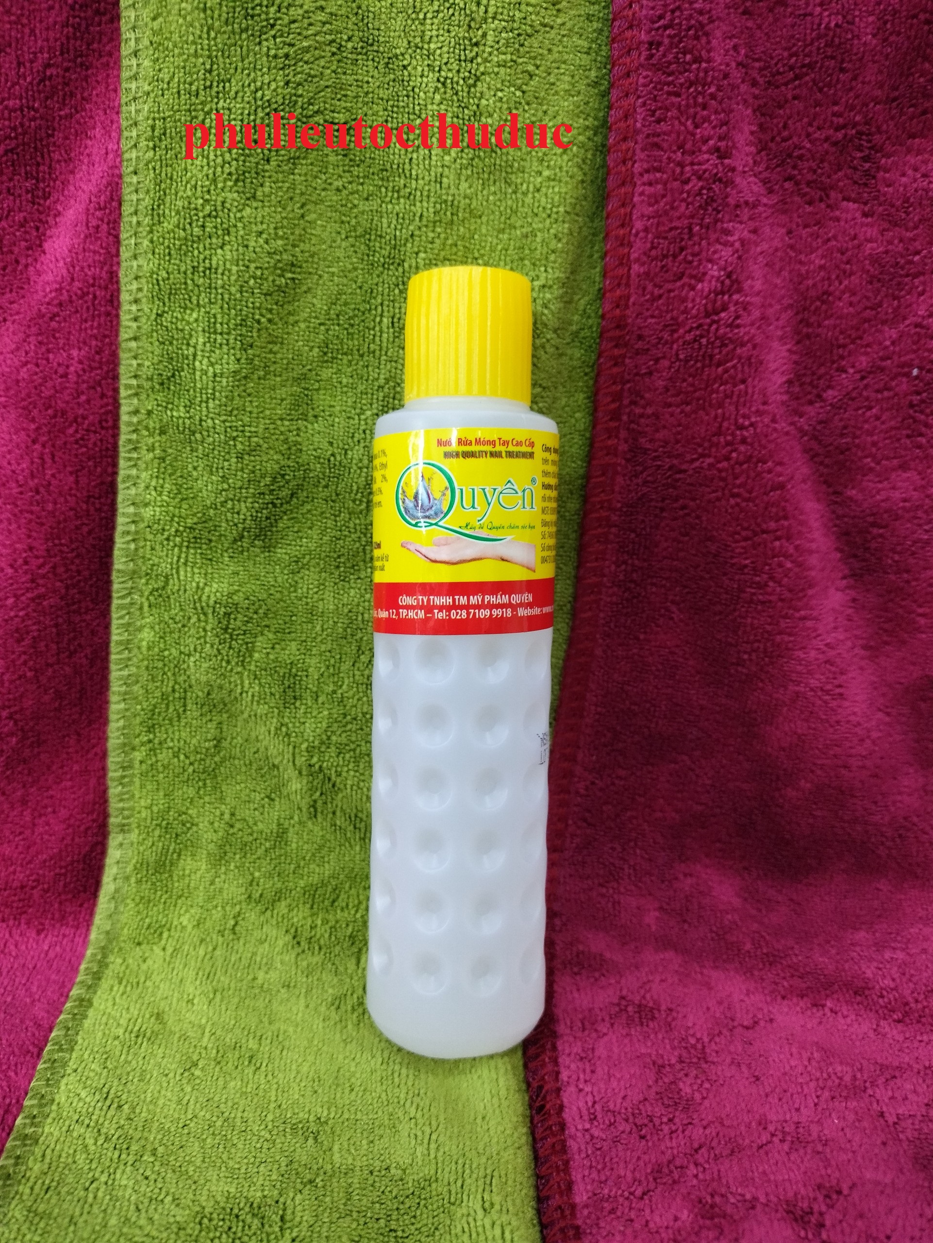 125ml Nước rửa móng tay cao cấp Quyên loại B - chuyên sỉ phụ liệu tóc