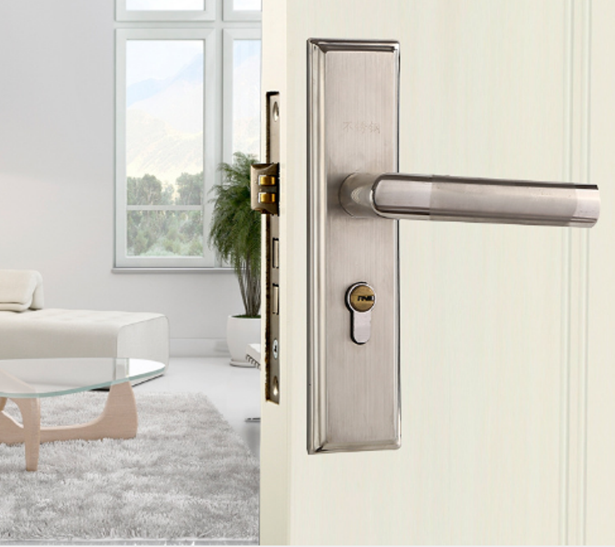 Khóa cửa tay gạt Inox Canadi MS6A