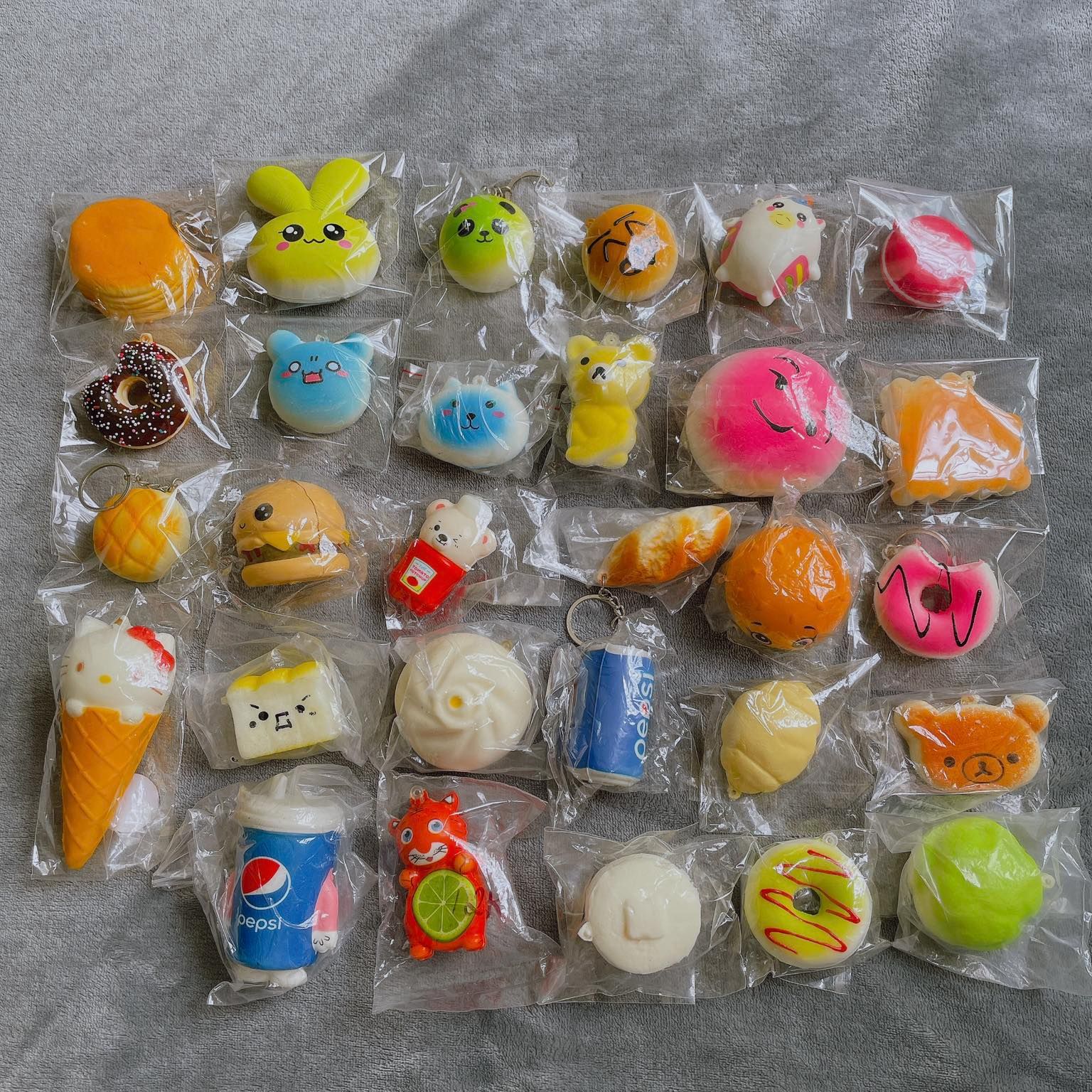 squishy mini đủ hình dễ thương