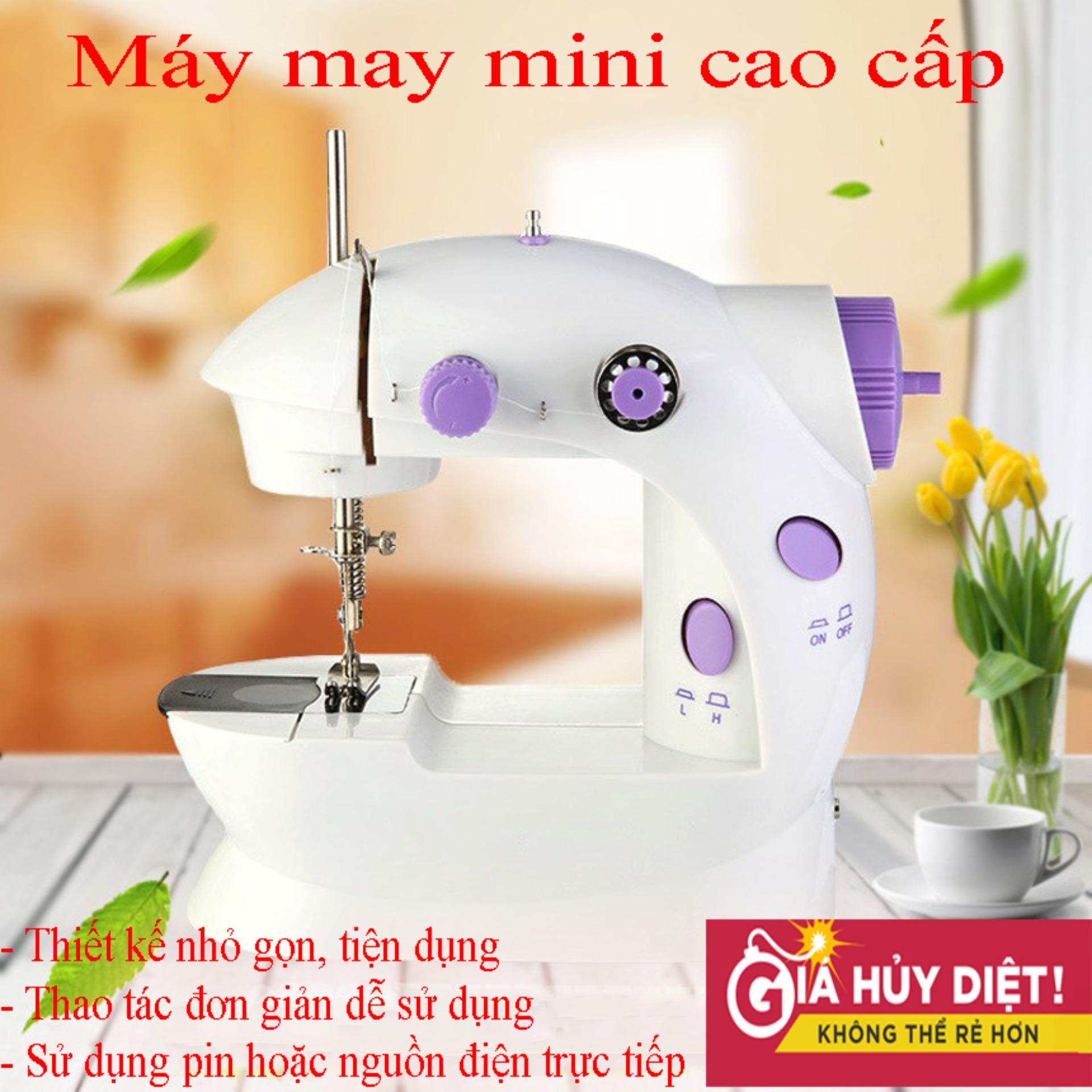 Máy may đa năng máy may mini gia đình cầm tay. máy may mini tr-616 cao cấp tiện lợi hoạt động êm ái dễ dàng thao tác sử dụng may vá riêng cho các mẹ tại nhà.