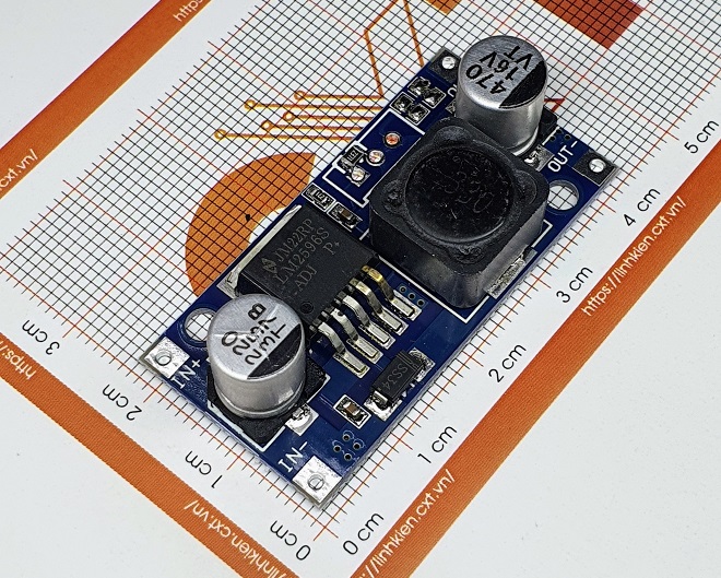 Lm2596s-12 module hạ áp dc-dc buck 12vdc 3a
