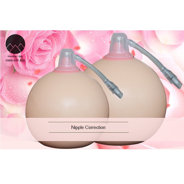 (HỘP 2 ĐẦU HÚT) Bộ dụng cụ chữa đầu ti bị thụt ngắn - Kéo dài đầu ngực LOẠI 2