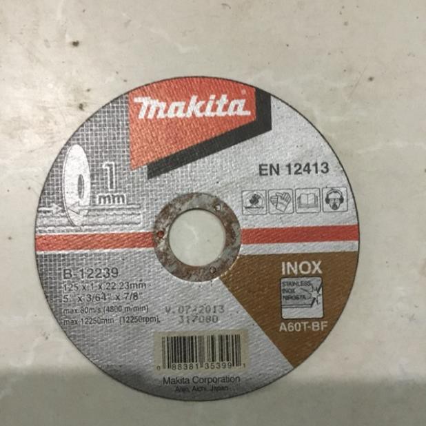 [Chính Hãng] Đá cắt inox 125 B-12239