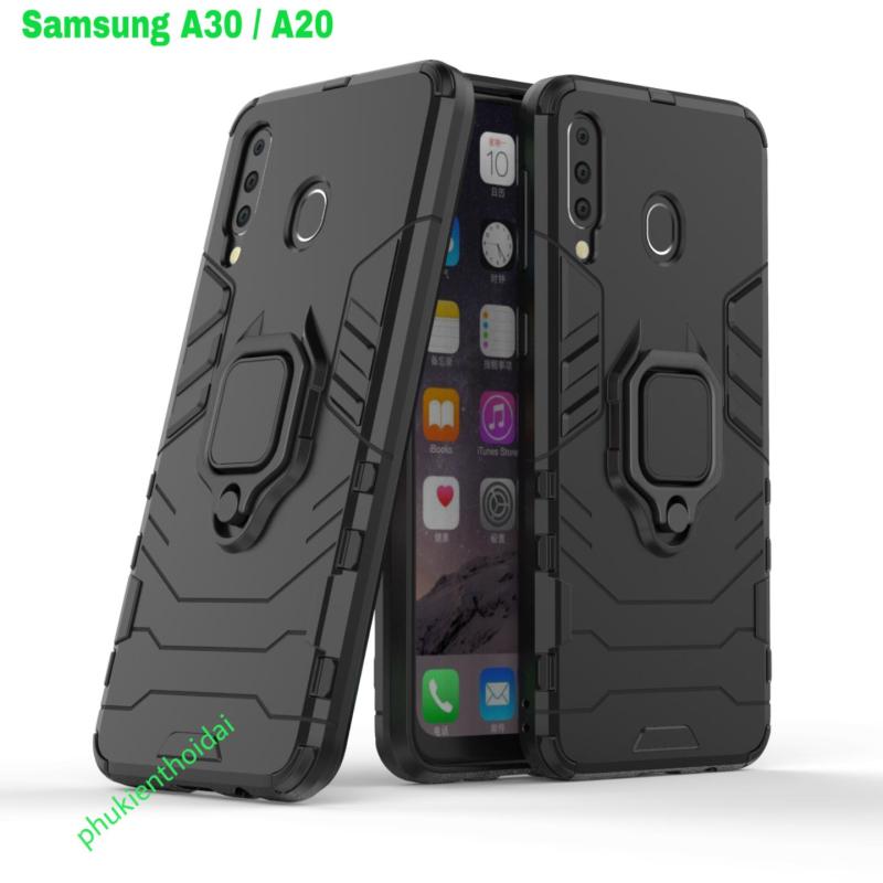 Ốp lưng Samsung Galaxy A30 / A20 dùng chung chống sốc Iron Man Iring cao cấp siêu bền