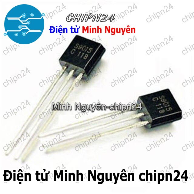 [25 con] (KT1) Transistor S9014 TO-92 45V NPN 100MA (9014) - HH000658