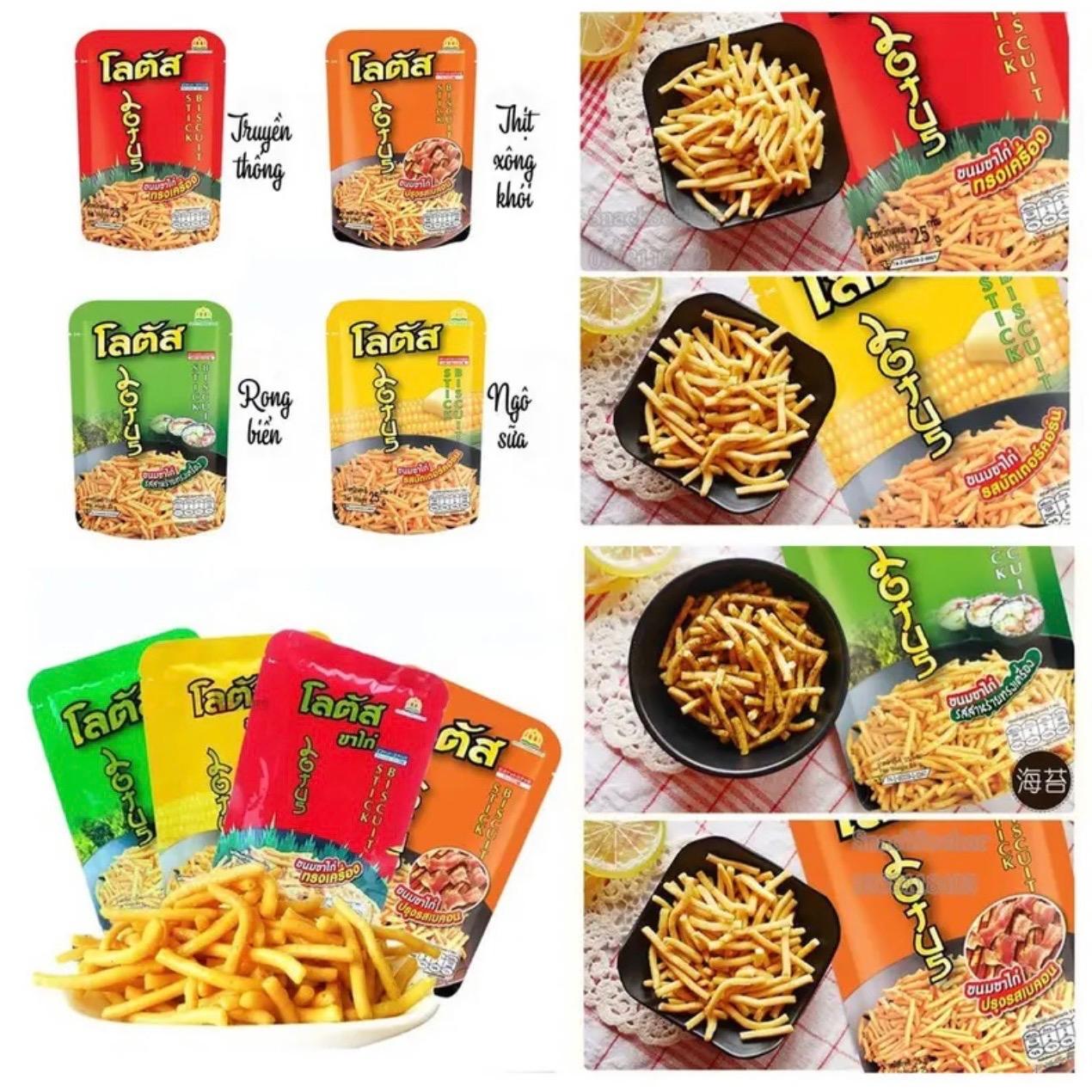 Lốc 13 gói snack tăm thái cay