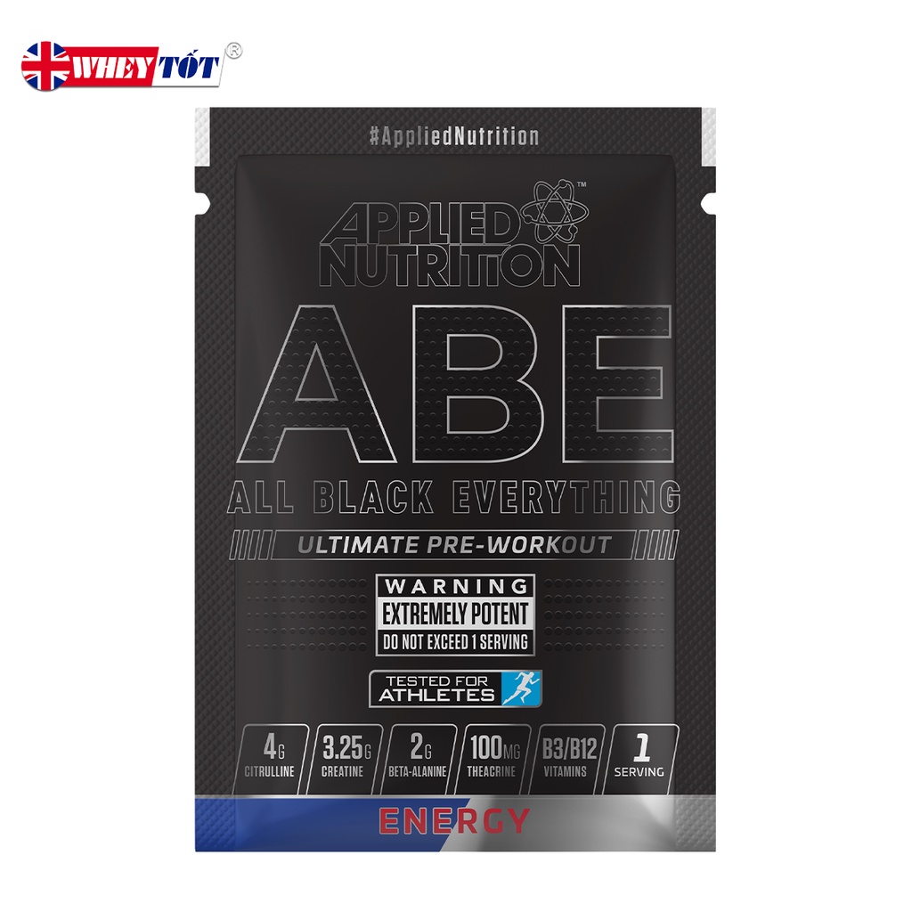 Bột Applied Nutrition ABE - Ultimate Pre Workout Sample Sachet Hỗ trợ tập luyện thể thao