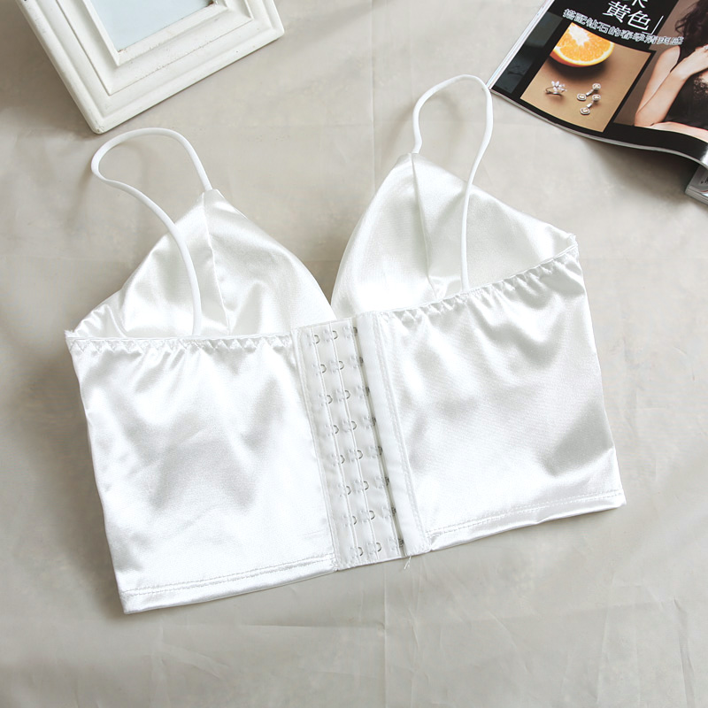 Áo Bra 2 Dây Nữ Phi Lụa Bóng ĐỆM MỎNG Mềm Mát Cực Thoải Mái 2S13