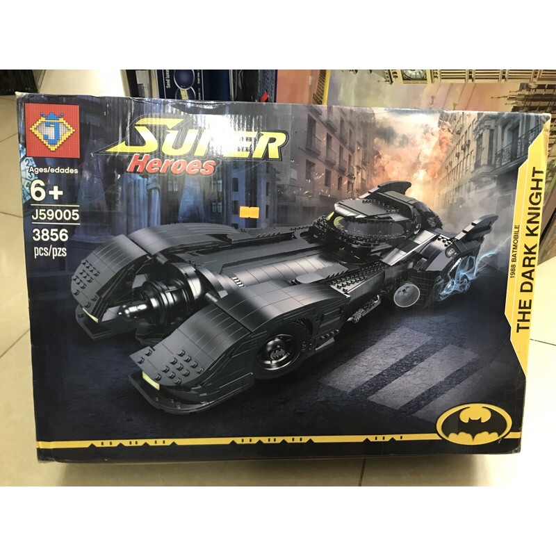 Đồ Chơi lắp ráp Non Lego J59005 Xe batman batmobile 1989