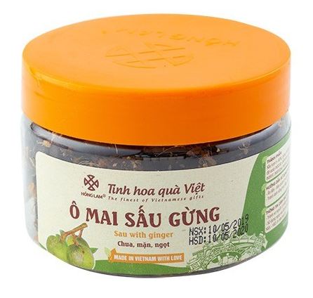 Ô MAI SẤU GỪNG HỒNG LAM 200G