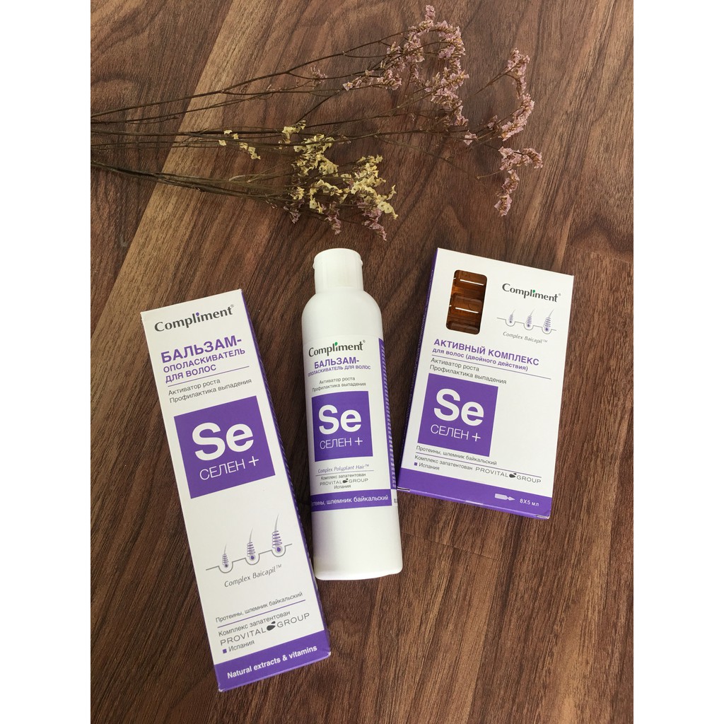 Serum kích thích mọc tóc, ngăn ngừa rụng tóc Compliment Selen