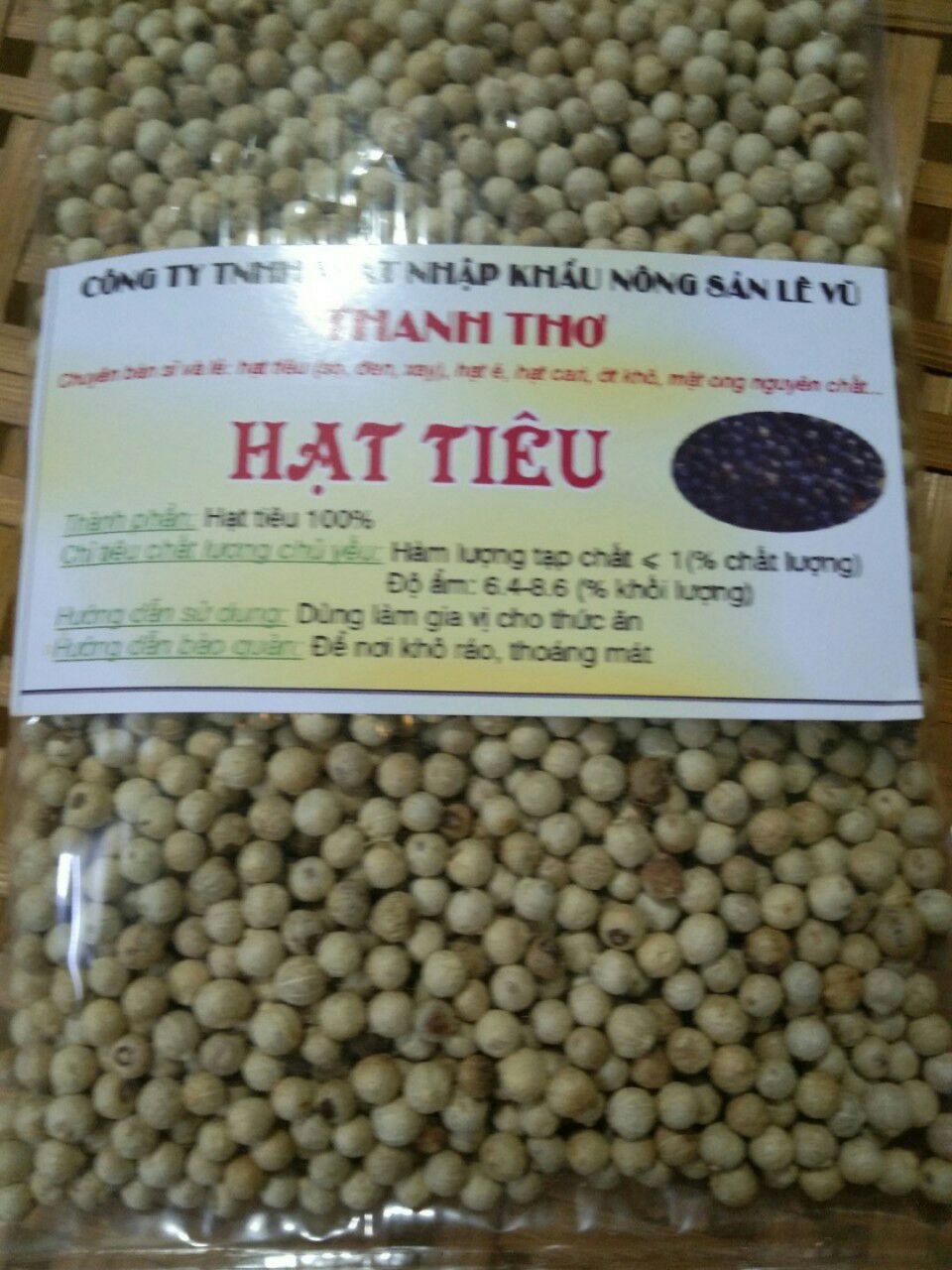 [HCM]tiêu sọ xay