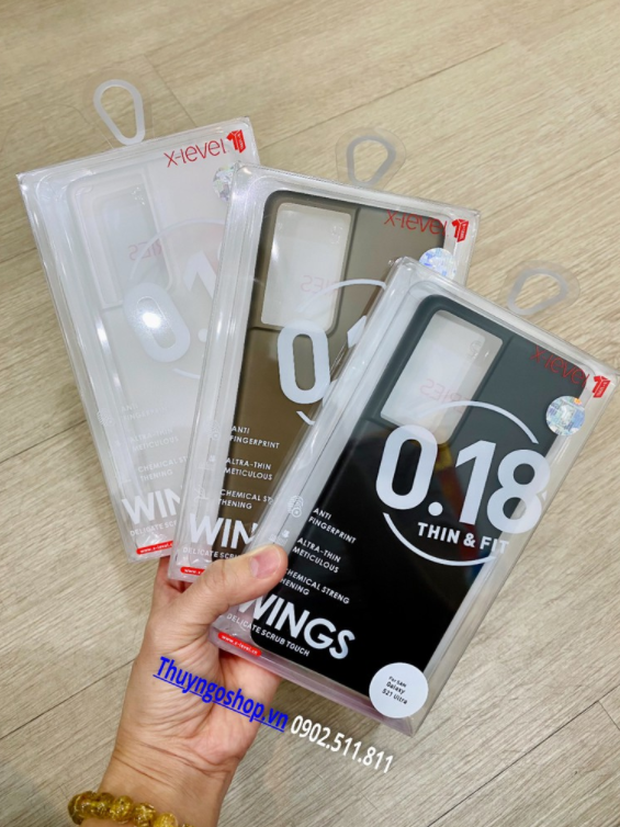 Ốp lưng nhám siêu mỏng 0.18mm X-Level Samsung S21 Plus / S21 Ultra