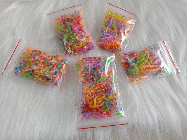 3 gói nịt buộc tóc sợi nhỏ cho bé (2k/gói)