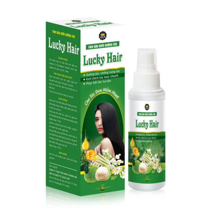 Tinh Dầu Bưởi Dưỡng Tóc Lucky Hair 100ml
