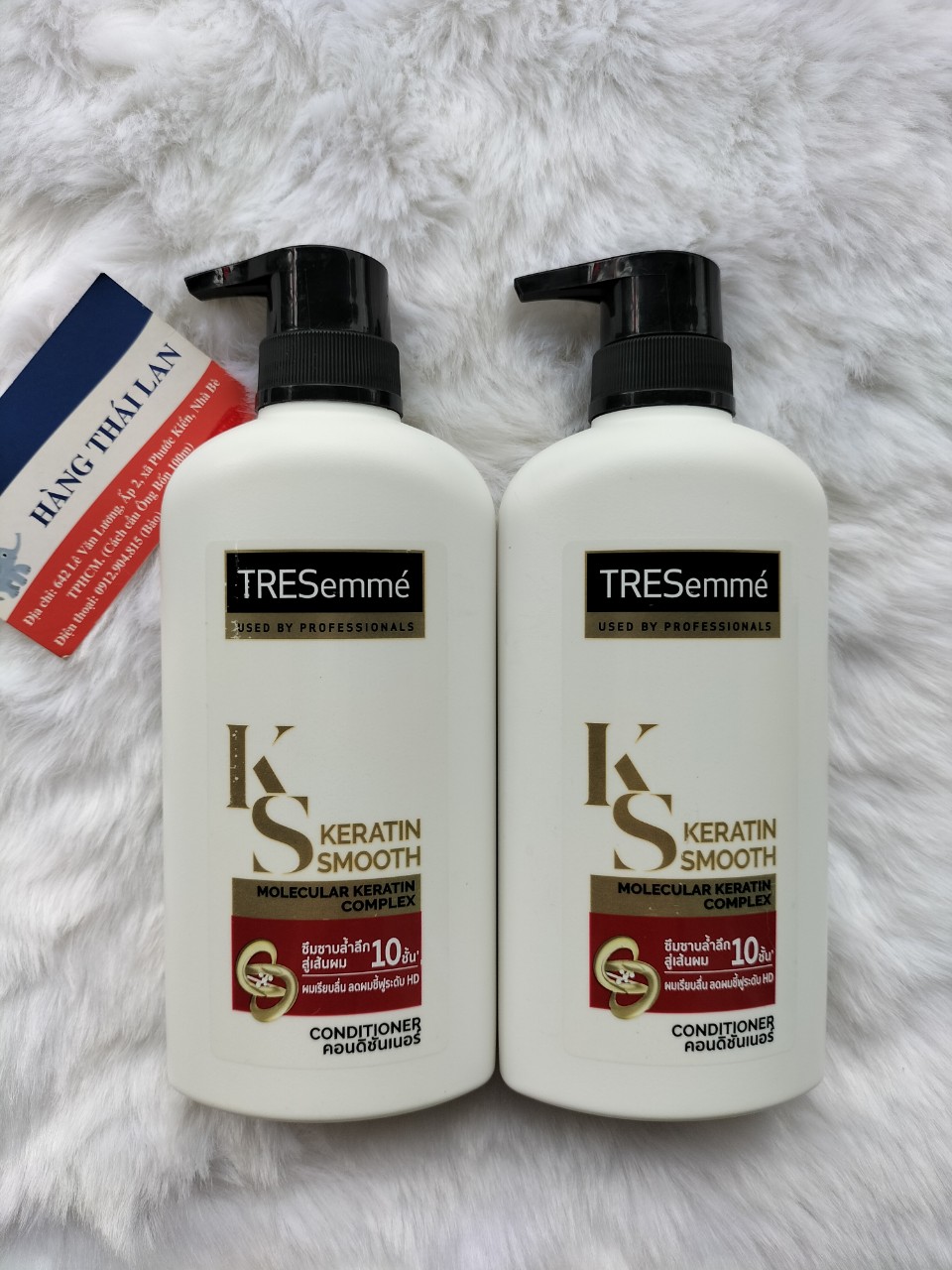Dầu xả Tresemme Thái Lan 370ml- Màu đỏ Keratin Smooth