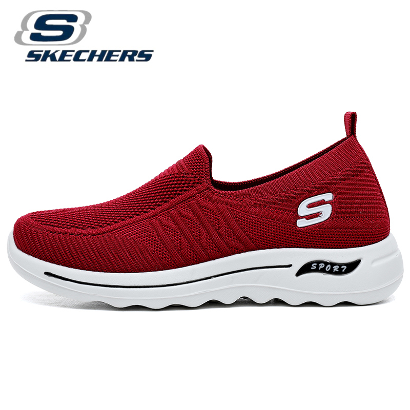 Skechers_Mới GO WALK 5-giày Nữ Giày Thể Thao Giày Thể Thao Nữ Đôi Giầy đen Giày đi Bộ
