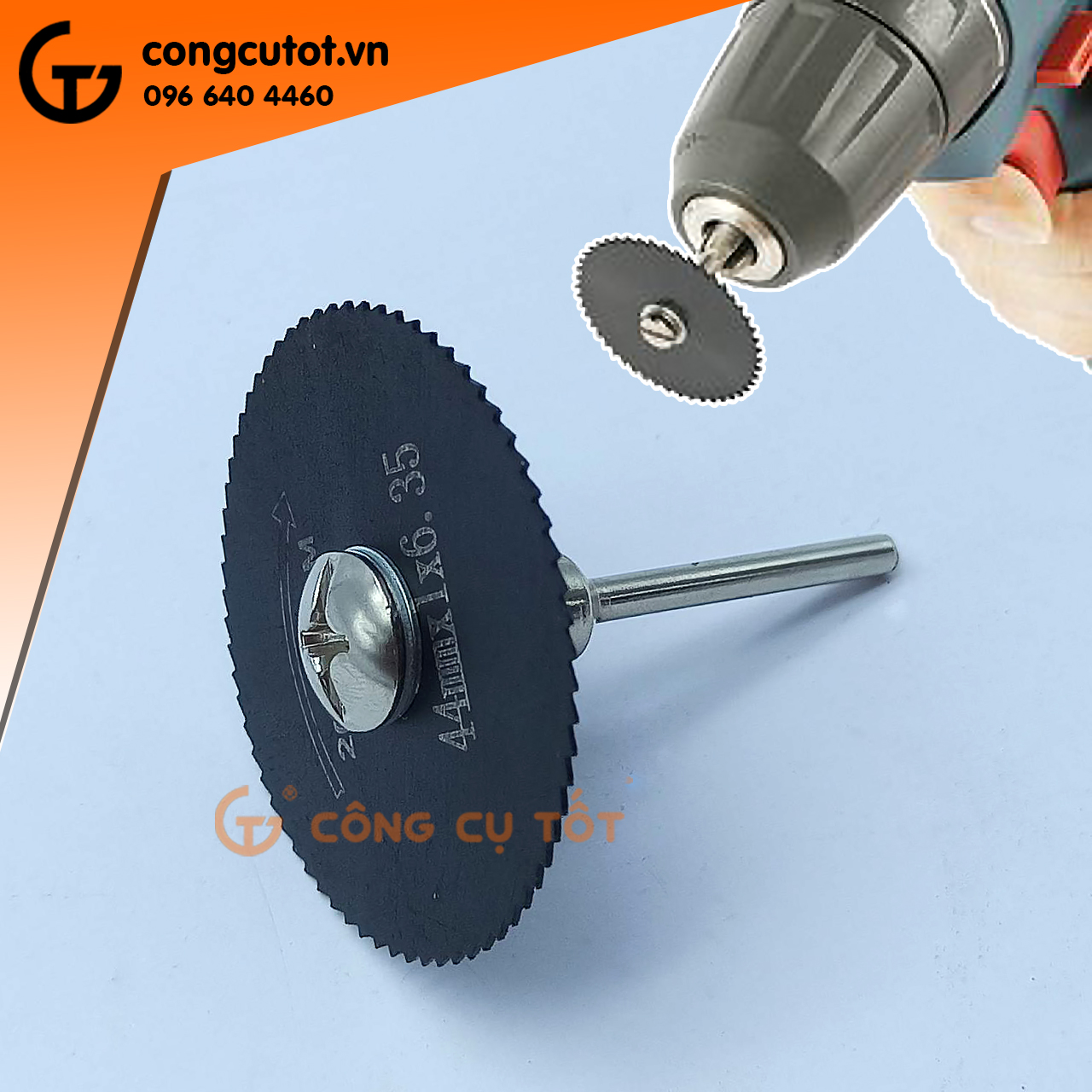 Bộ 5 lưỡi cưa mini 22-44mm trục 3.2mm