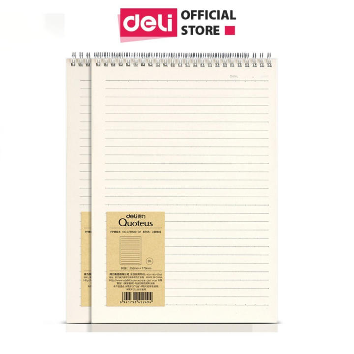 Sổ gáy xoắn B5 bìa trong dạng dọc…