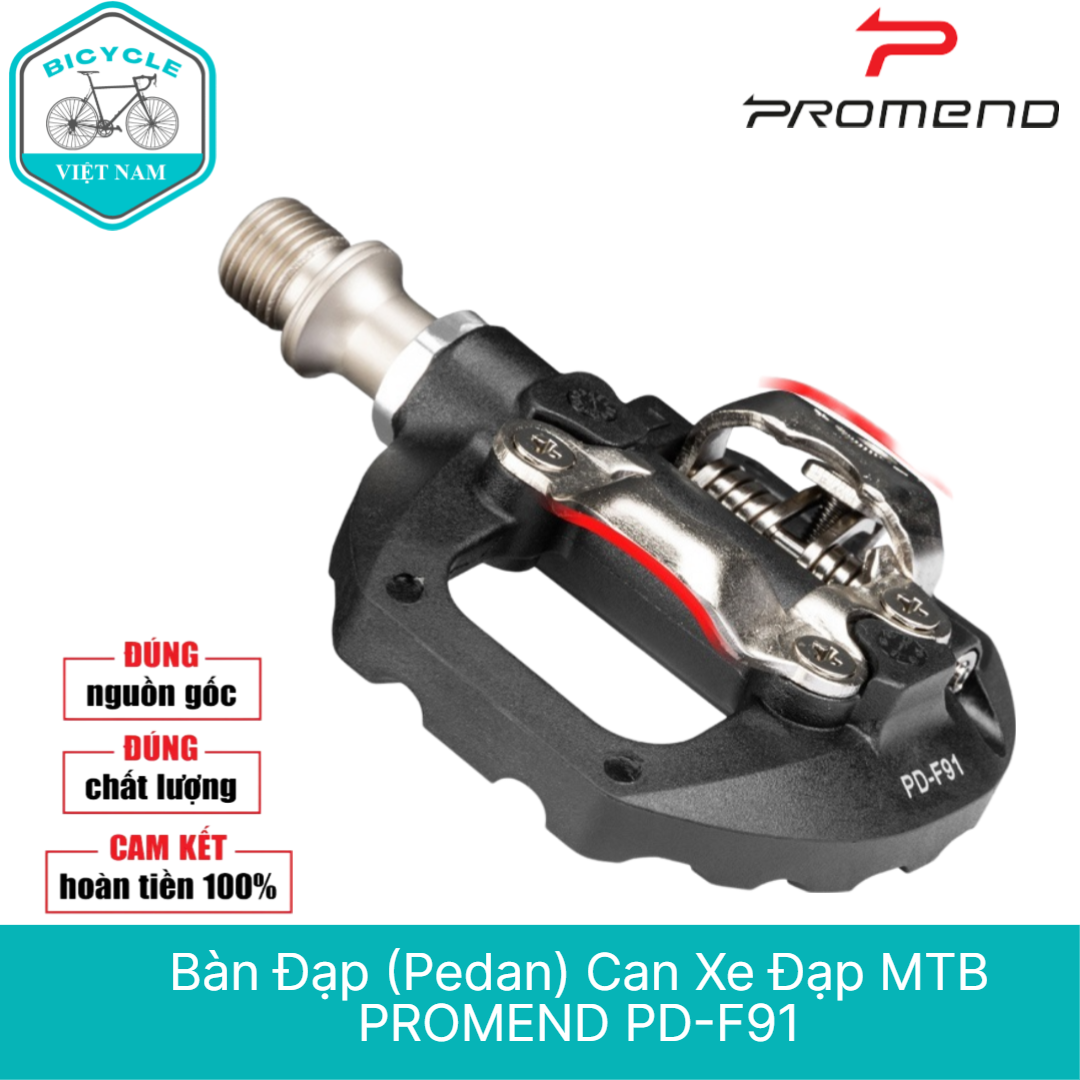 Pedan Bàn Đạp Can Xe Đạp PROMEND PD F91 – 2 Chế Độ SPD & Phẳng