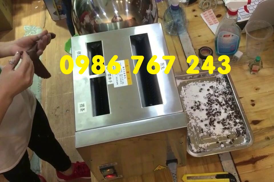 Máy làm viên 10mm cho các viên nghệ mật ong, viên tinh bột nghệ, viên trân châu