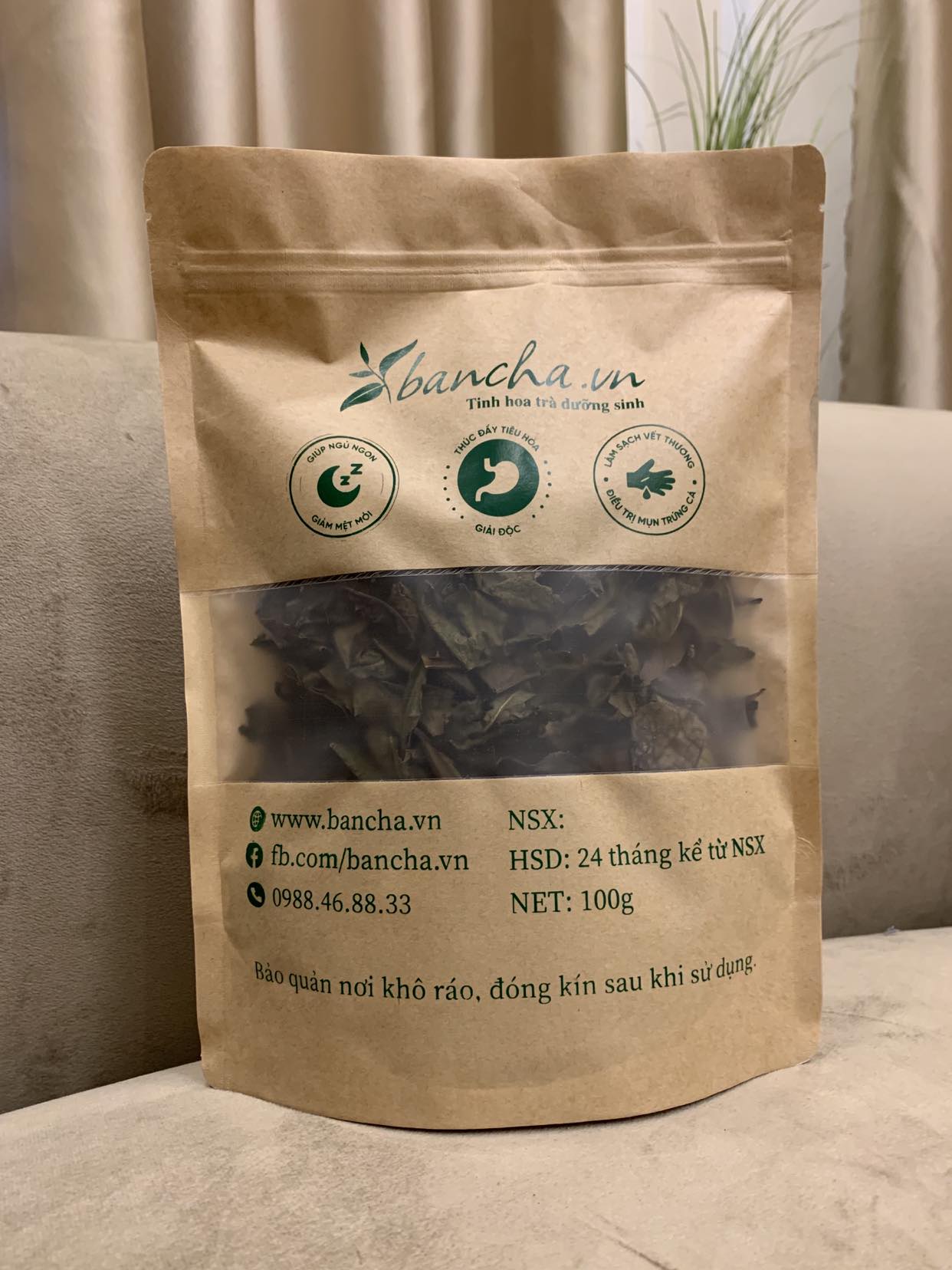 Trà Bancha (Trà 3-10 năm) - Bancha Shan Tuyết - Gói 100gr