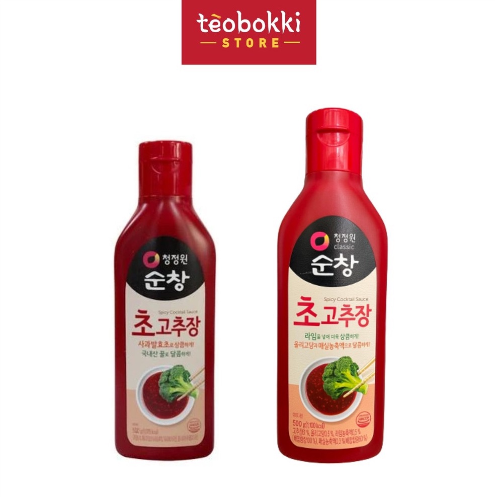 Tương ớt Gochujang chua Chung Jung One chai (300g - 500g)