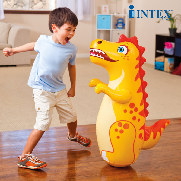 Lật đật bơm hơi hình khủng long Intex 44669