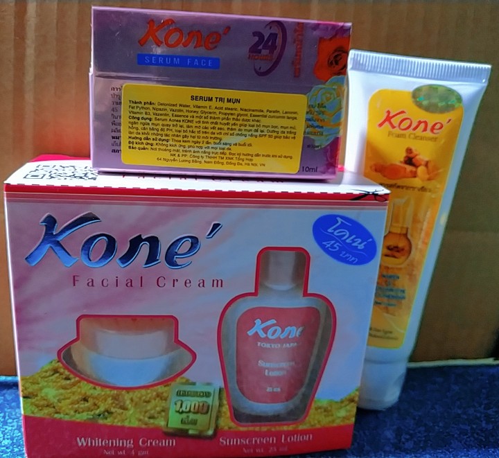 COMBO KONE MỤN THÁI LAN (SRM+KEM+SERUM)