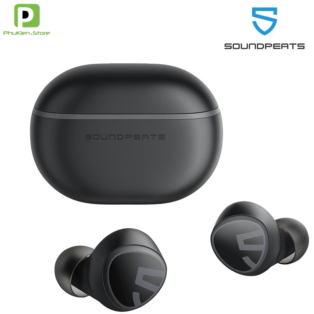 Tai Nghe Bluetooth 5.2 Soundpeats Mini nhỏ gọn ️ Công nghệ chống ồn VocPlus ️ 20 giờ nghe nhạc ️ Twin/Mono Mode