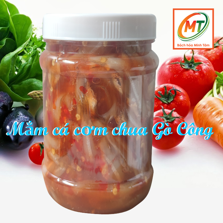 Mắm cá cơm chua _ Đặc sản vùng biển Gò Công (450g / hủ)