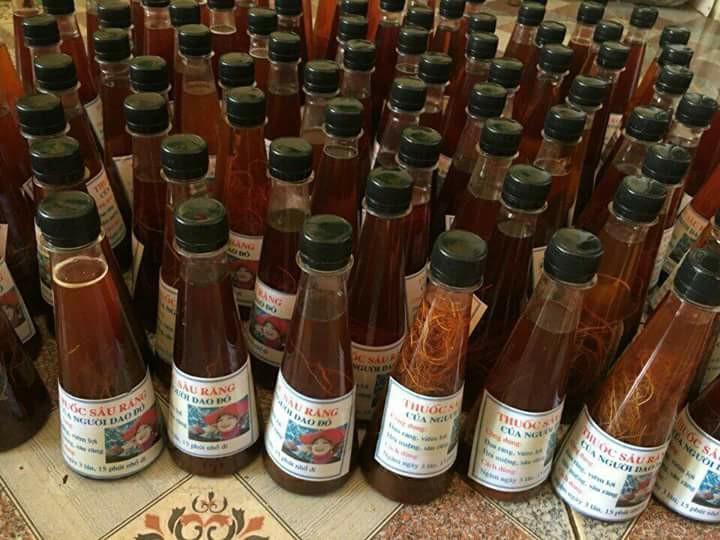 Thuốc sâu răng người dân tộc Dao đỏ