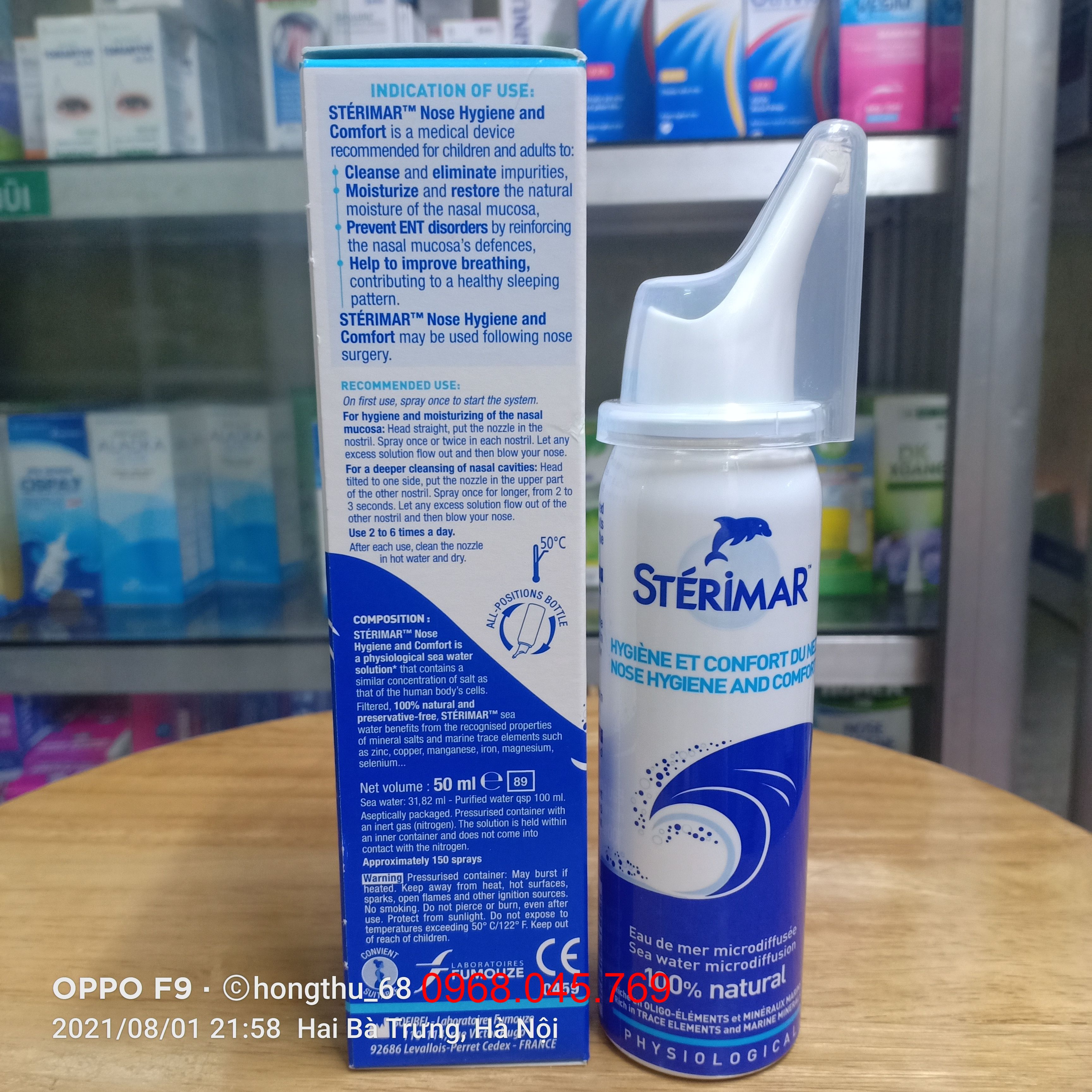 Sterimar xịt muối biển Pháp cho người lớn - Lọ 50ml