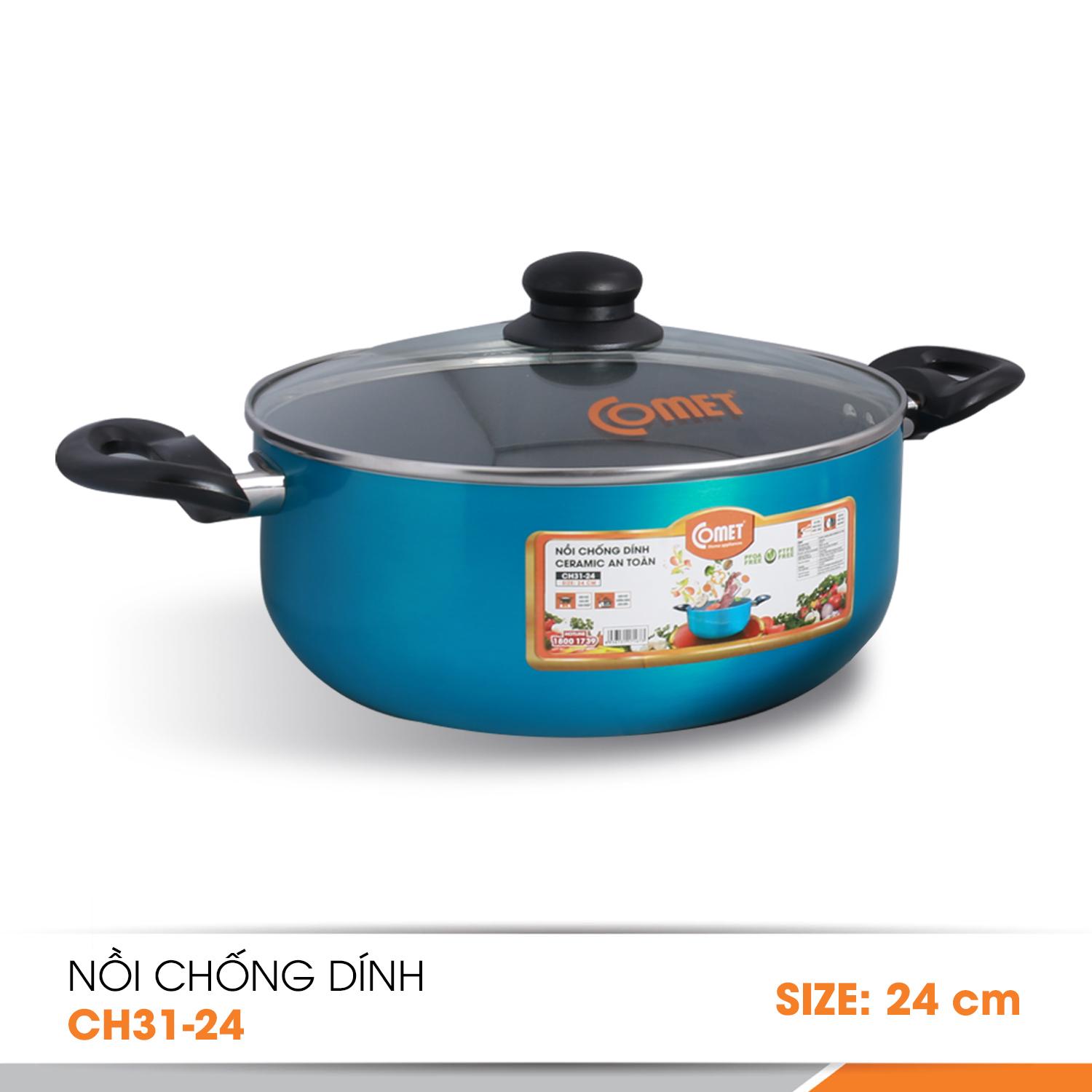 Nồi chống dính Ceramic an toàn COMET - CH31-24