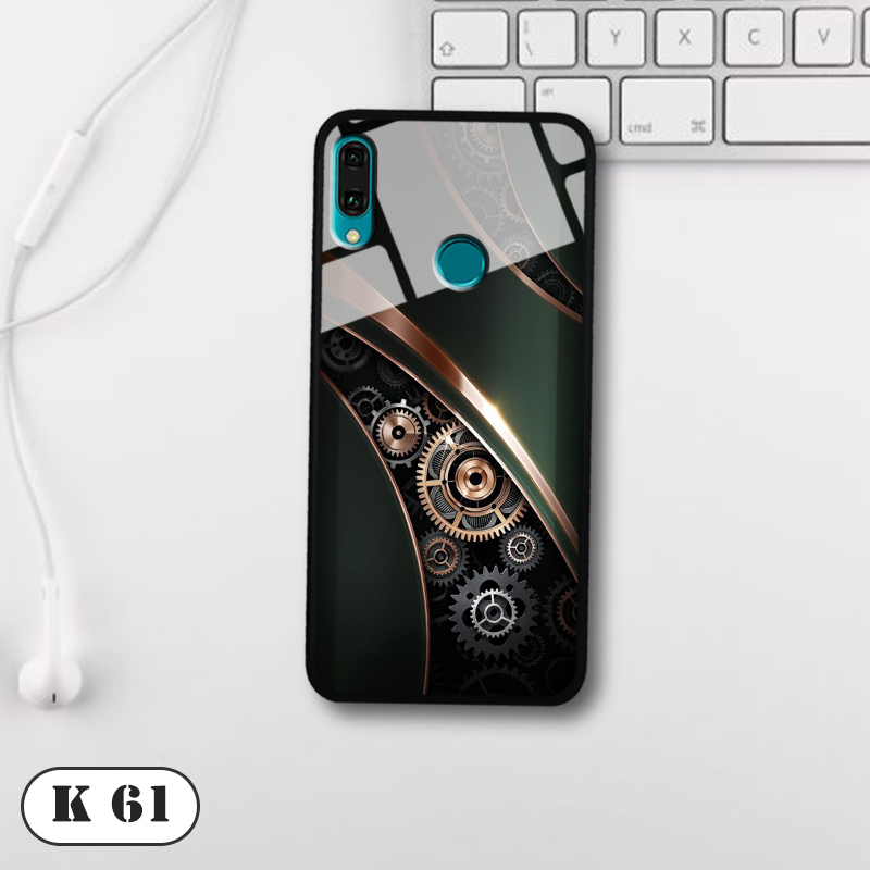 Ốp lưng kính 3d điện thoại huawei y9 2019