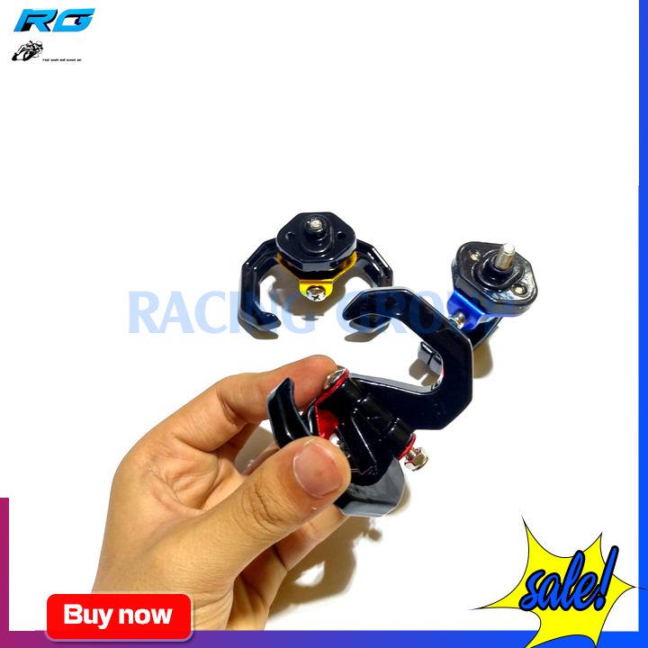 Móc treo đồ xe máy 2 móc xoay 180 độ