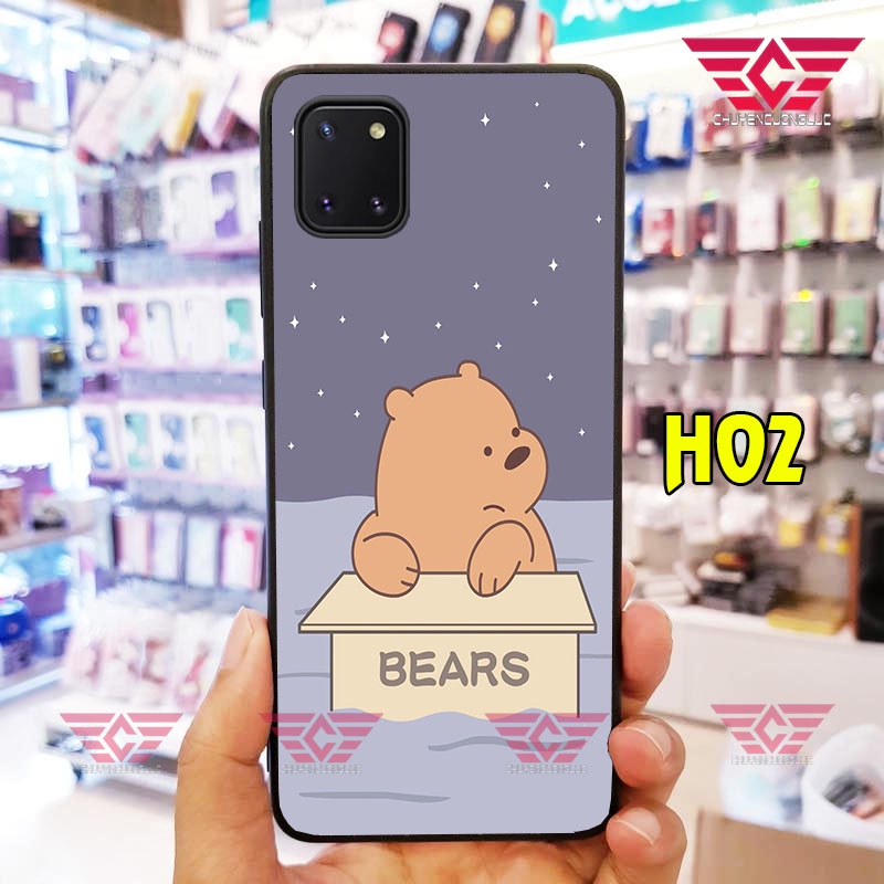 Ốp lưng Samsung NOTE 10 LITE GẤU BEAR DỄ THƯƠNG