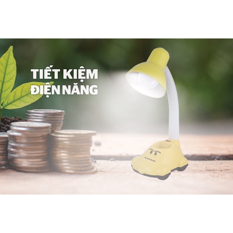 Đèn bàn học sinh Sunhouse SHE-19LED-A6 ( Đèn Led chống cận, hàng , bền đẹp, giá rẻ )
