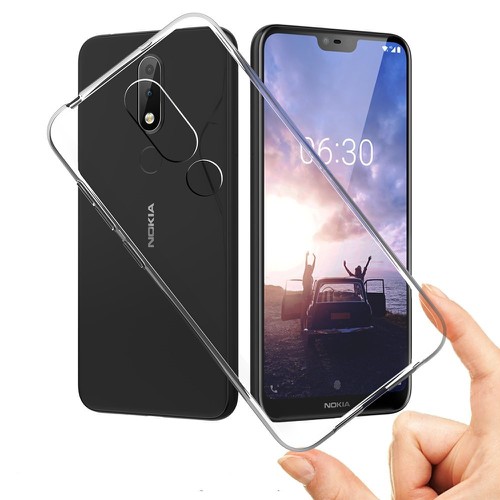 Ốp lưng Silicon dẻo trong Nokia X6 - Nokia 6.1 Plus - Nokia X5 - Nokia 5.1 Plus