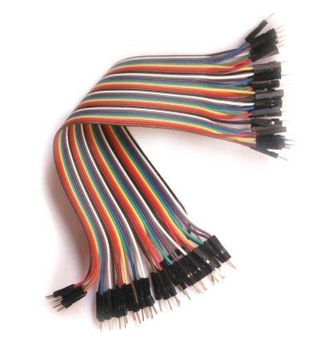 40 Sợi Dây Bus 10Cm Câu Mạch 2 Đầu Đực Đực