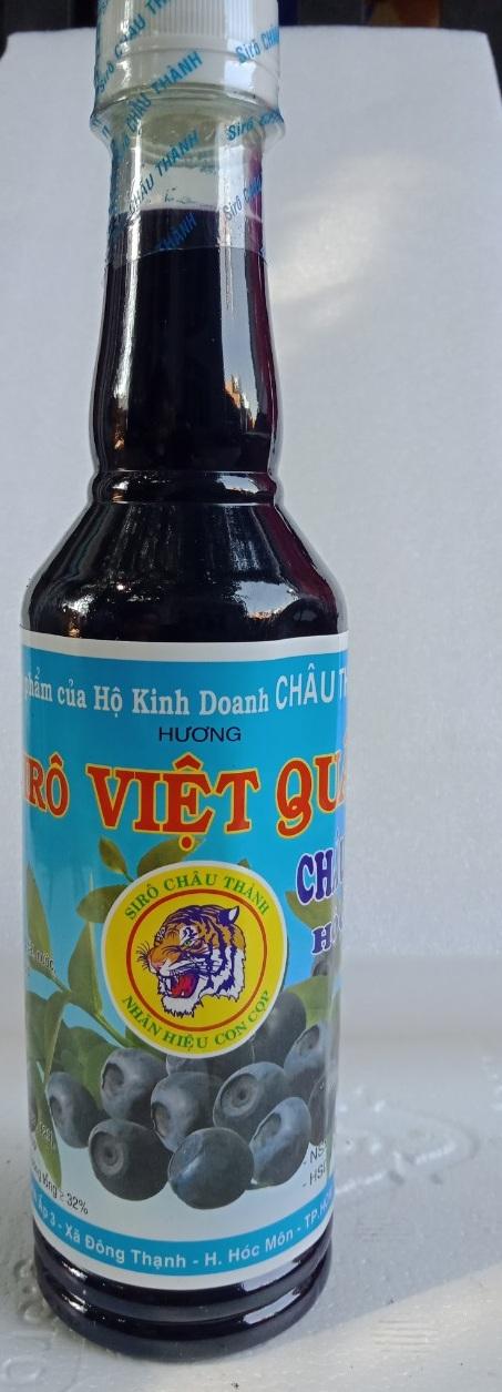 [HCM]Siro hoa quả Châu Thành đủ vị 450ml (Hương Viêt Quât)