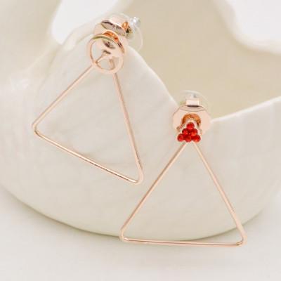 Bông tai tam giác lệch bất đối xứng - B465