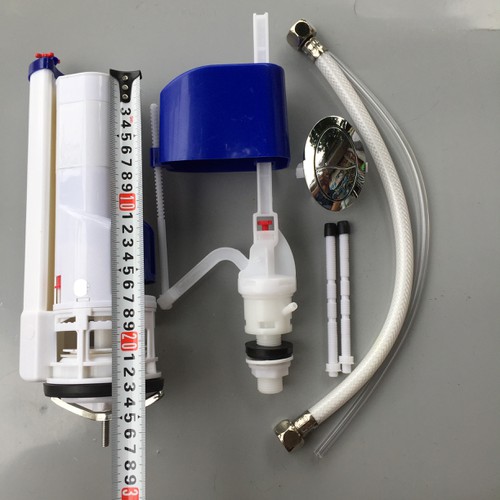 [HCM]Bộ cấp xả nước bồn cầu bệt liền khối loại cao 23cm