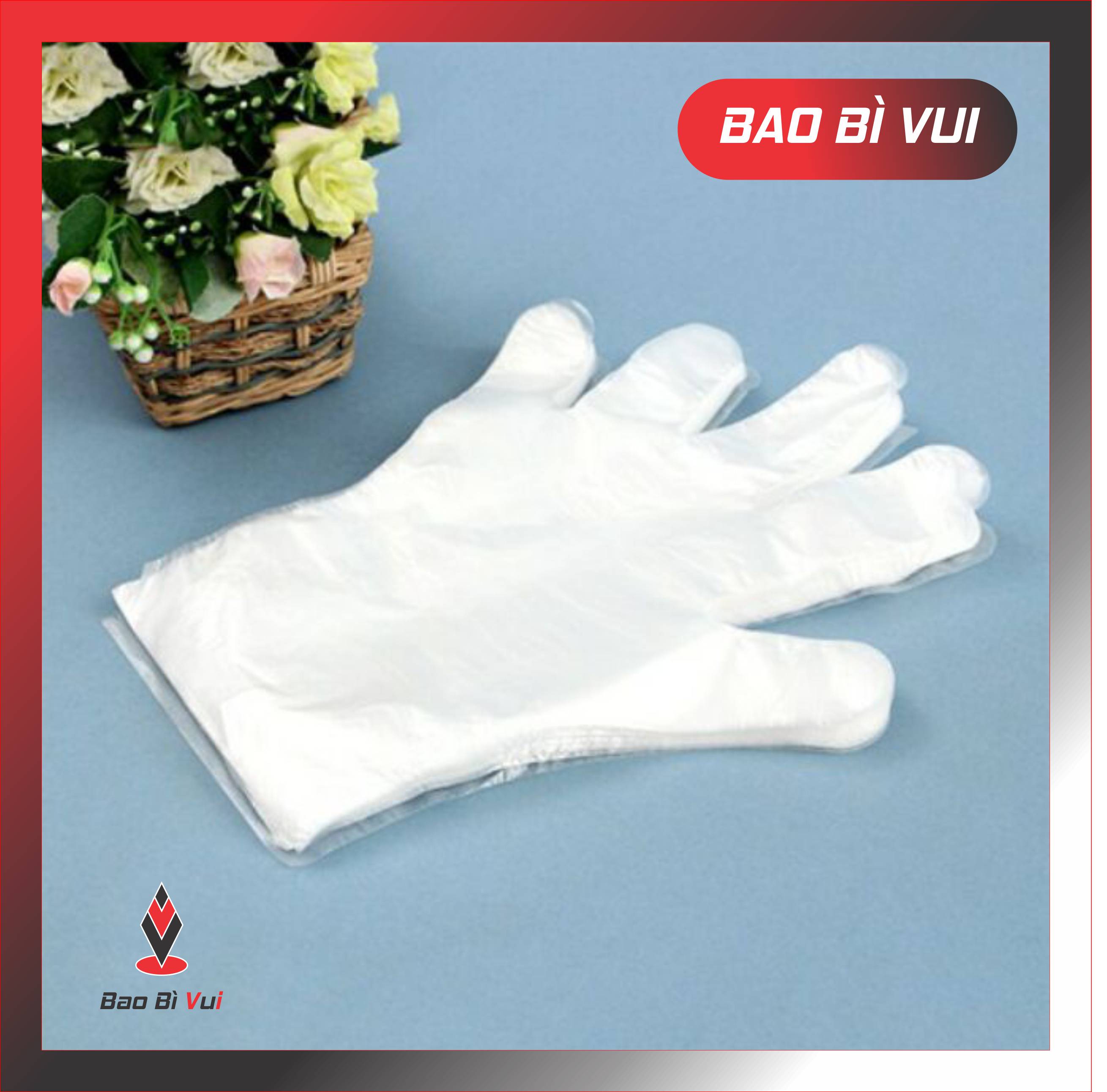 [100G] Bao Tay Nilon, Bao Tay Xốp ( Bao Tay Dùng 1 Lần)