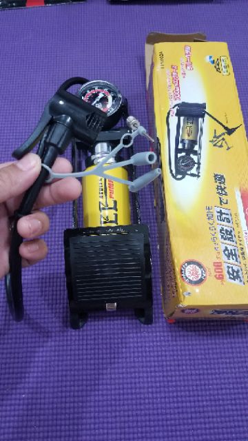 Bơm hơi đạp chân 1 xilanh bee made in korea